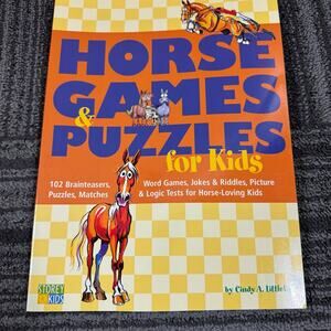 Horse games and puzzles for kids activity book